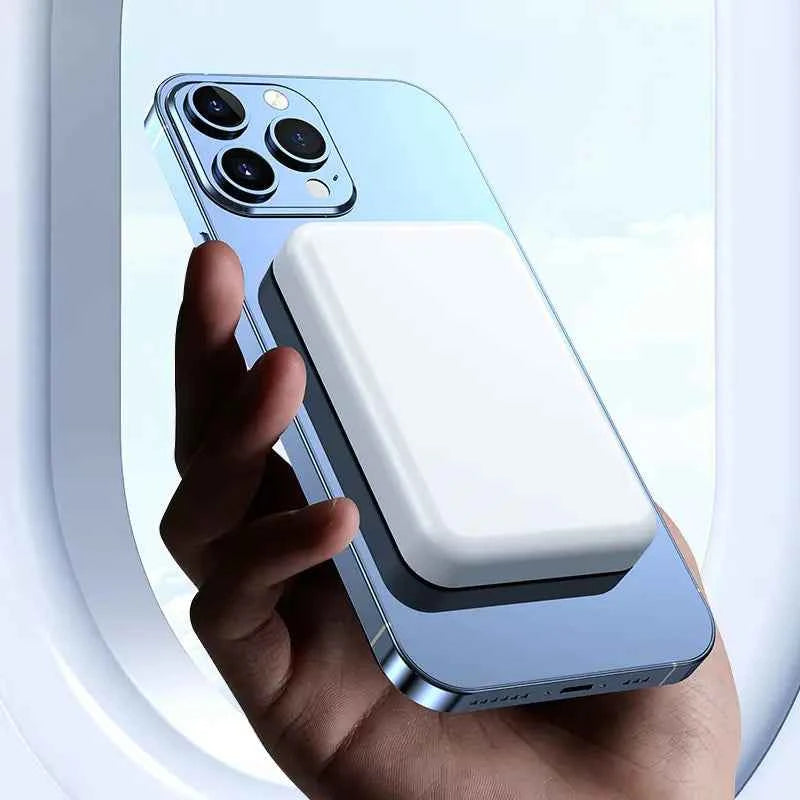 ⚡ 5000mAh MagSafe Power Bank | Wireless Fast Charger for iPhone