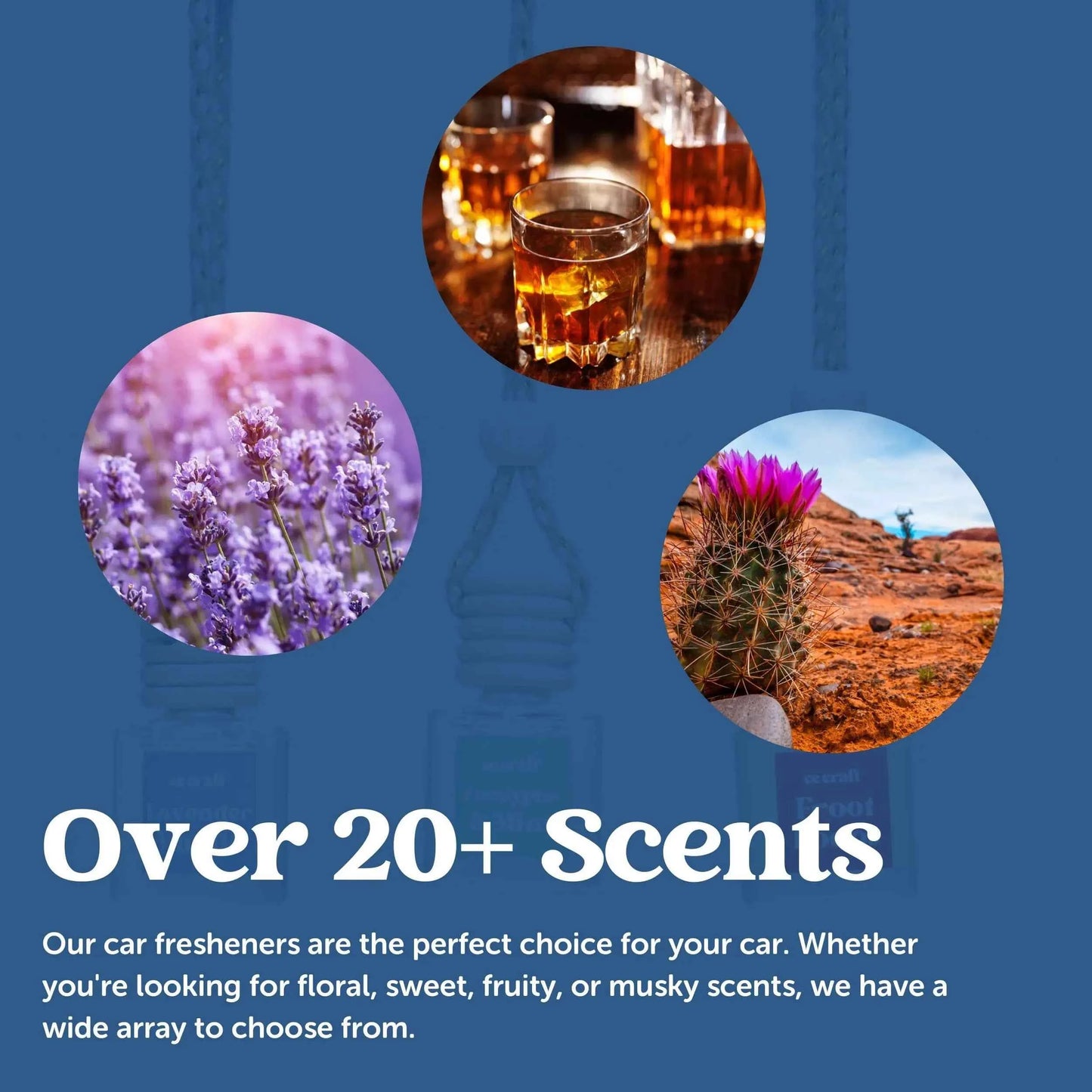 🚗 Scented Car Air Freshener | Long Lasting 60+ Days