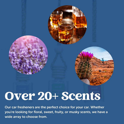 🚗 Scented Car Air Freshener | Long Lasting 60+ Days