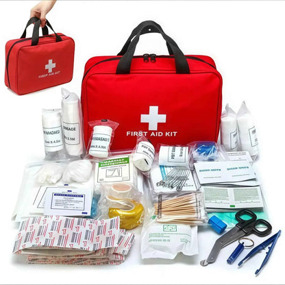 🩹🚨 330-Piece First Aid Kit – Water-Resistant Emergency Medical Bag for Home, Car & Travel | 🔥 50% OFF