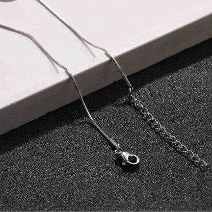 💎 Silver Snake Chain Necklace | Classic Style