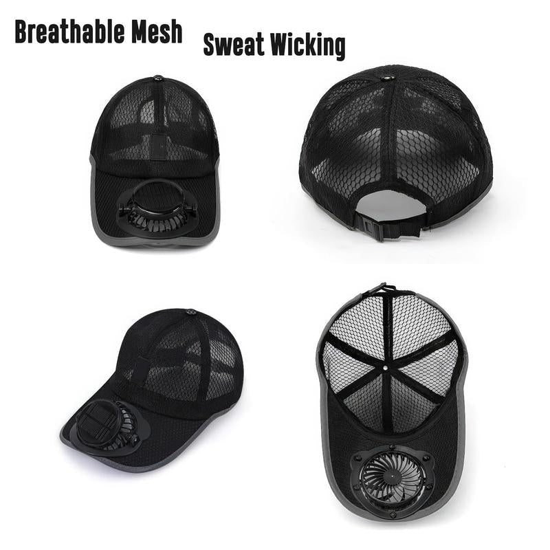 🔥🔥Father's Day Best Sellers ☀️🧢2026 Pro Outdoor Cooling Hat: Dual-Power Fan Cap