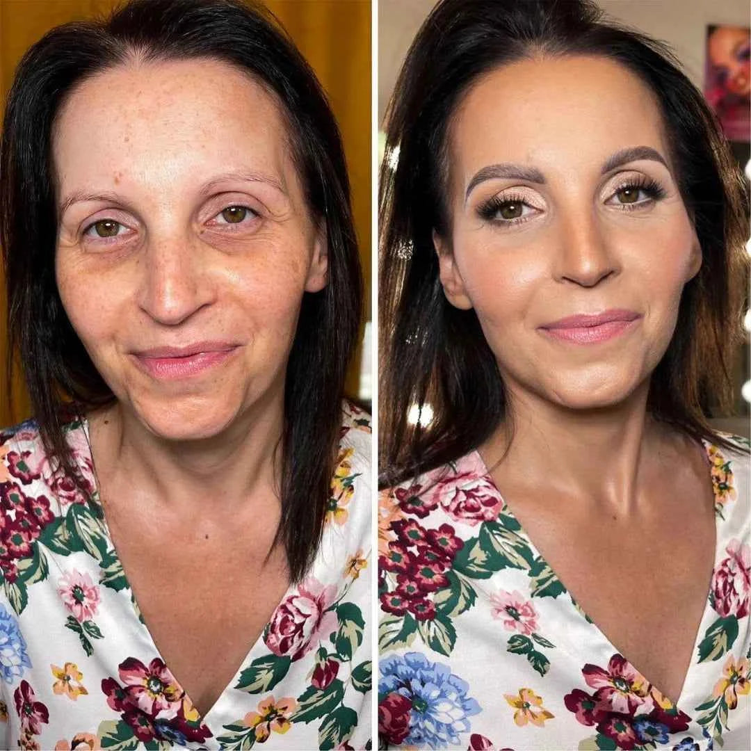 Dual-Ended Foundation Stick Concealer & Contour 2 in 1 Waterproof Long Lasting Portable Face Makeup for All Skin Types