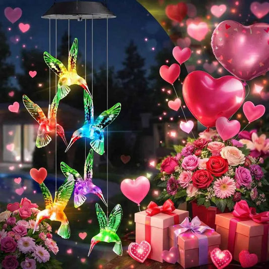 🌞 Solar Hanging Wind Chime Light | Patio & Porch Decoration