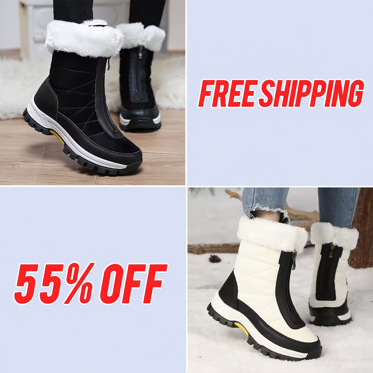Set 2(black+black white) 55% off