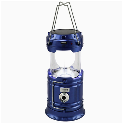 🔥50% Off｜2‑In‑1 Solar Camping Lantern & Emergency Flashlight