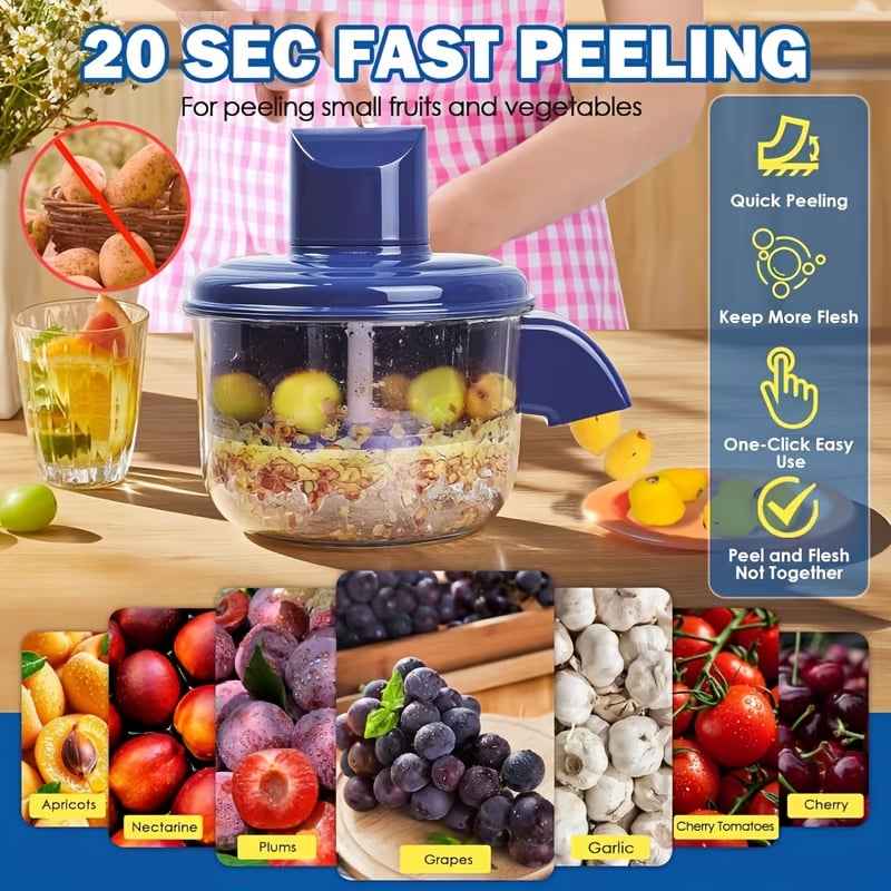 🎉 2026 Sale — Over 34,000 Sold!⚡ - Universal Automatic Peeler | The Smart Kitchen Gadget That Peels Fruits & More In Seconds