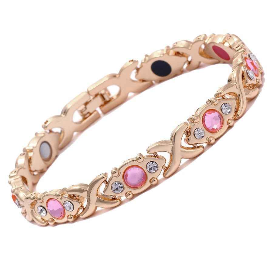 💎 Energy Magnetic Bracelet | Adjustable Diamond Ladies Bracelet