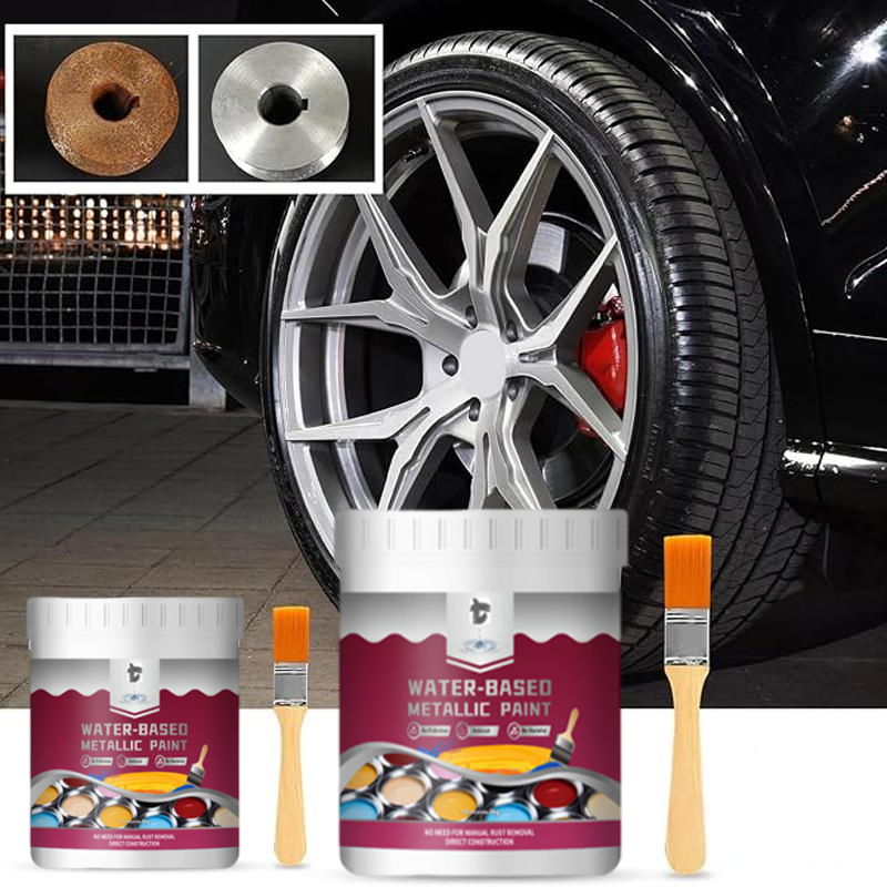 ⏳Time-Limited Special⏰Rust Converter Metallic Paint – One coat stops rust, no sanding, no fumes.  🔨🛡️