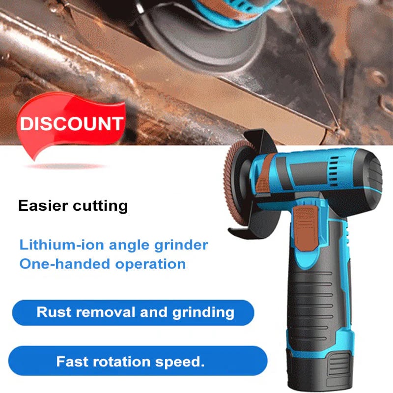 🔩⚡ Hot Sale 50% OFF🔥 Cordless Mini Angle Grinder | Lightweight, Powerful & Easy to Carry