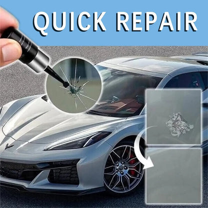 🚗 Windshield Crack Repair Kit | Nano Glass Repair Liquid