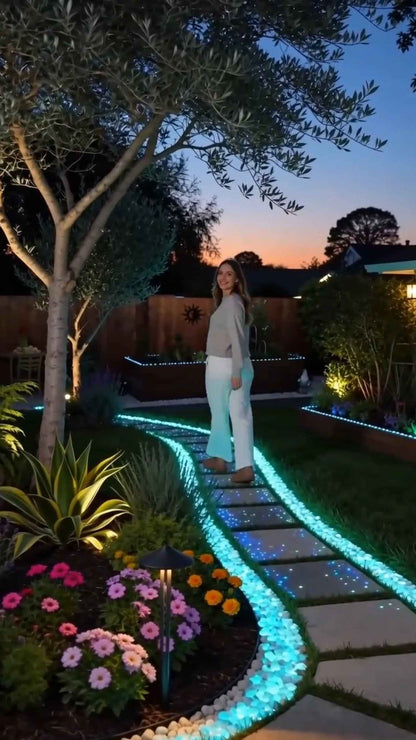 💥LAST DAY SALE 49%OFF💥🌈Colorful Glow-in-the-Dark Garden Stones