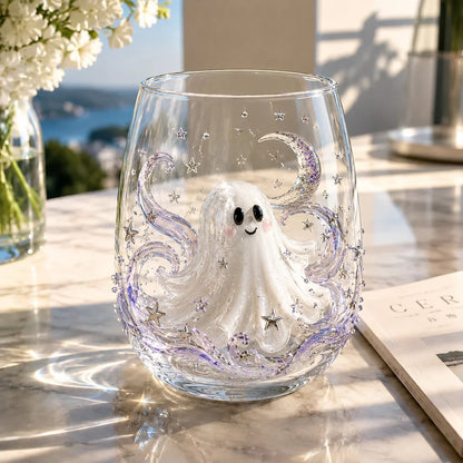 🔥LAST DAY 40% OFF - 🎃 3D Halloween Artisan Glass Cups, Festive Parties & Cozy Fall Home Bar Vibes