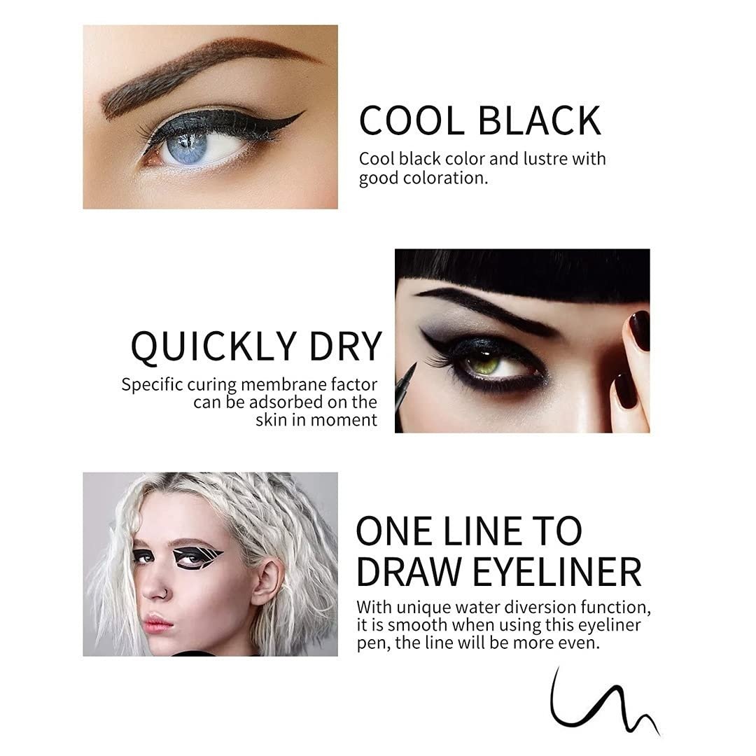 14-Piece Eyeliner Set: Waterproof Colored Gel Eyeliners featuring Metallic and Shimmer Finishes—Smudge-Proof for 48 Hours.