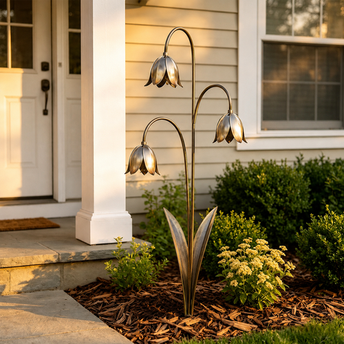 ⚜️Enchanting Lily of the Valley Garden Stakes🔔 – Add Charm & Gentle Melody to Your Outdoor Space