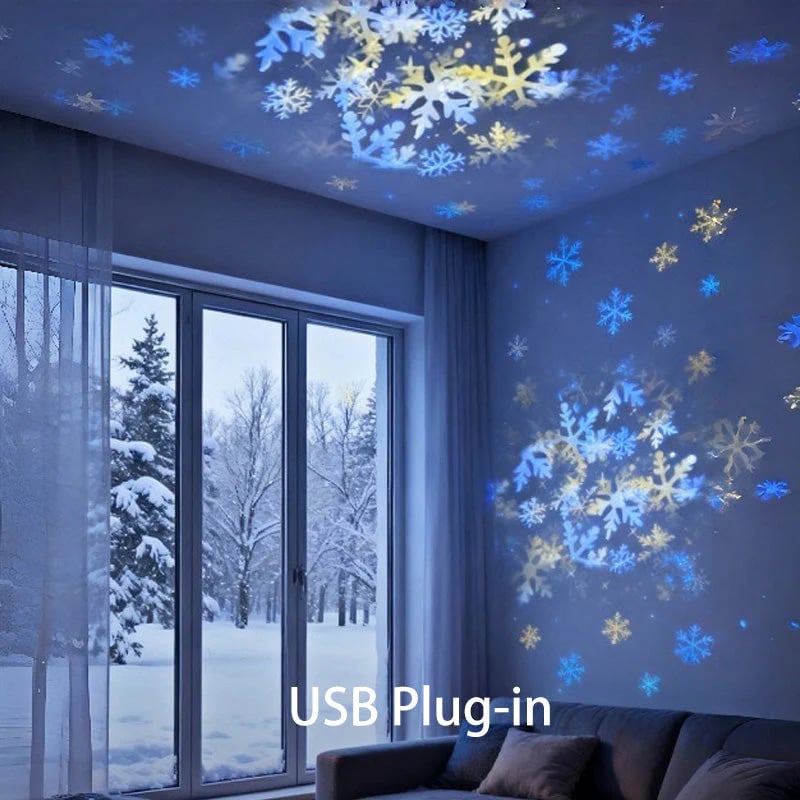Dynamic rotating LED light projector