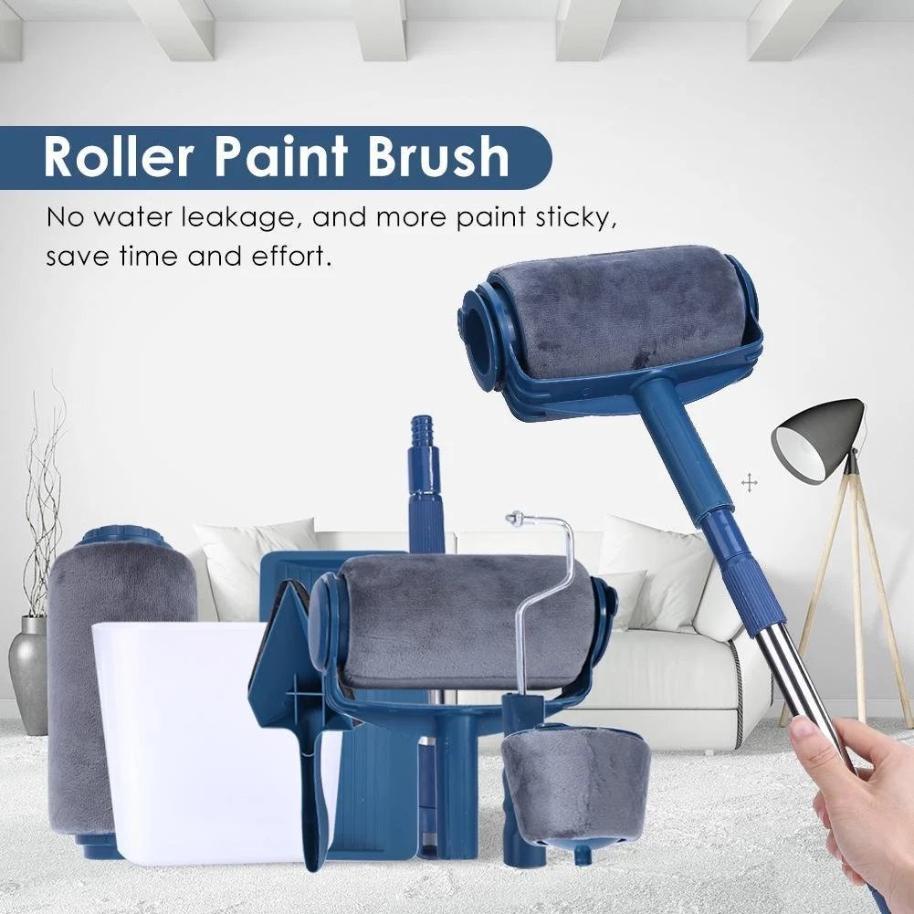 🖌️ Paint Roller Brush | Ergonomic Handle Painting Tool