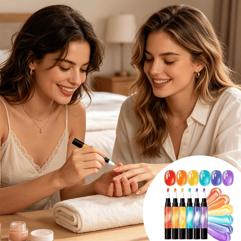💅 Create Salon-Inspired Nails At Home ✨ 6PCS Gel Nail Art Pen Set