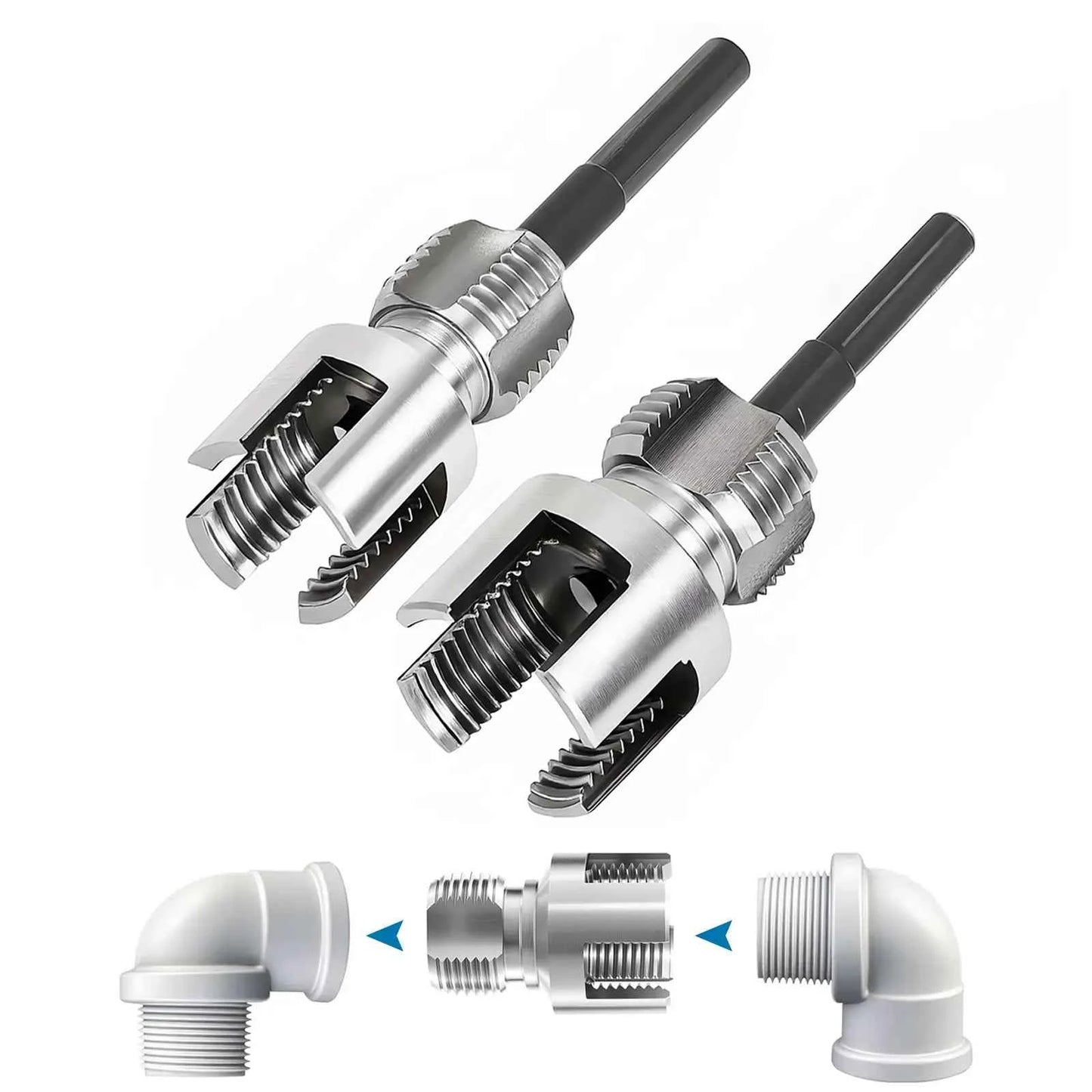 Pipe Tapping and Threading Tool Dual-Specification Compatible