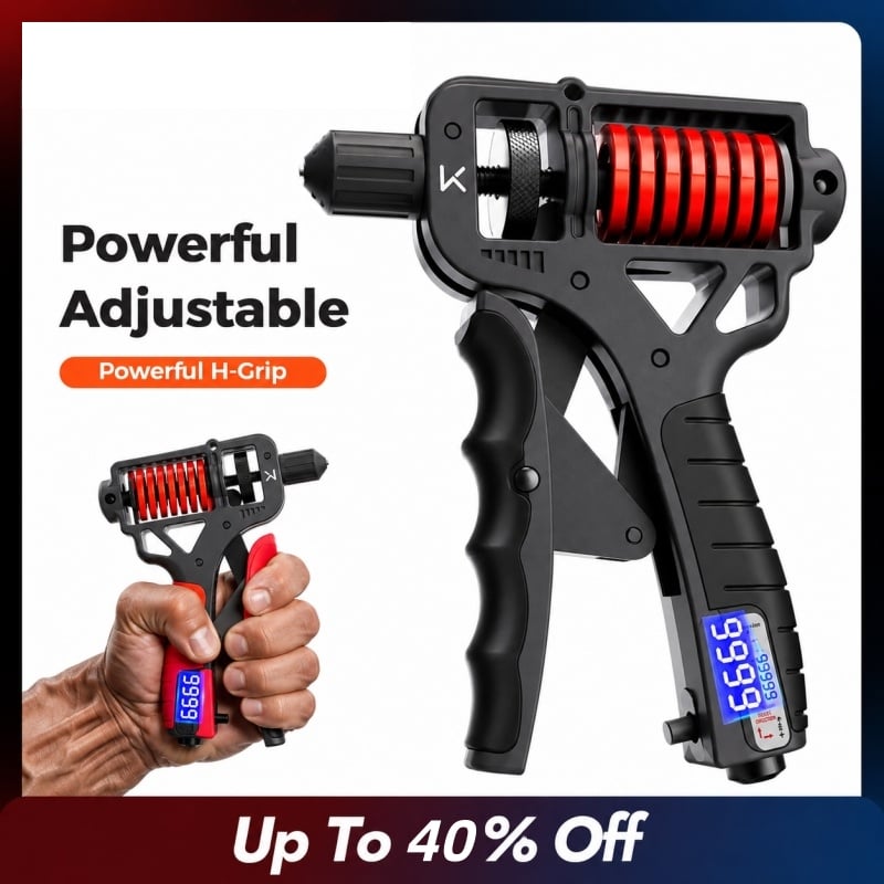 Adjustable Counting Hand Grip Strengthener