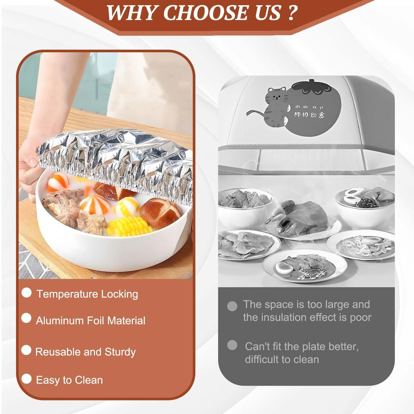 🥳2026 HOT SALE🥳💞50K+ SOLD!✨ 💝Aluminum Foil Heat-retaining Cover