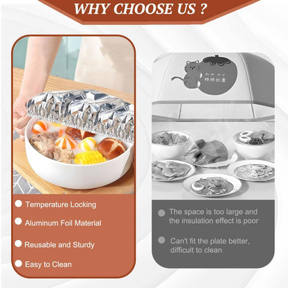 🥳2026 HOT SALE🥳💞50K+ SOLD!✨ 💝Aluminum Foil Heat-retaining Cover