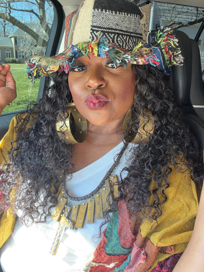 🔥Last Day 41% OFF - 🎩🍄Frayed Patchwork Bucket Hat(✨Shapeable Brim One-of-a-Kind Style}