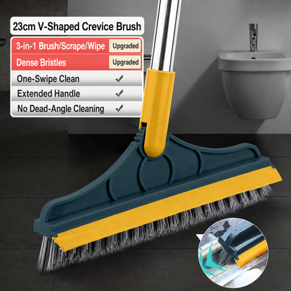 2-in-1 Floor Brush – Deep Cleaning for Corners & Joints