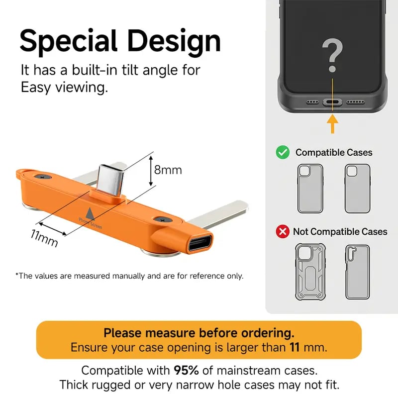 🔥Hot Sale 50% OFF⚡Invisible stand charging cable🔆 | Official Authorized | MFi-Certified Cables🔥