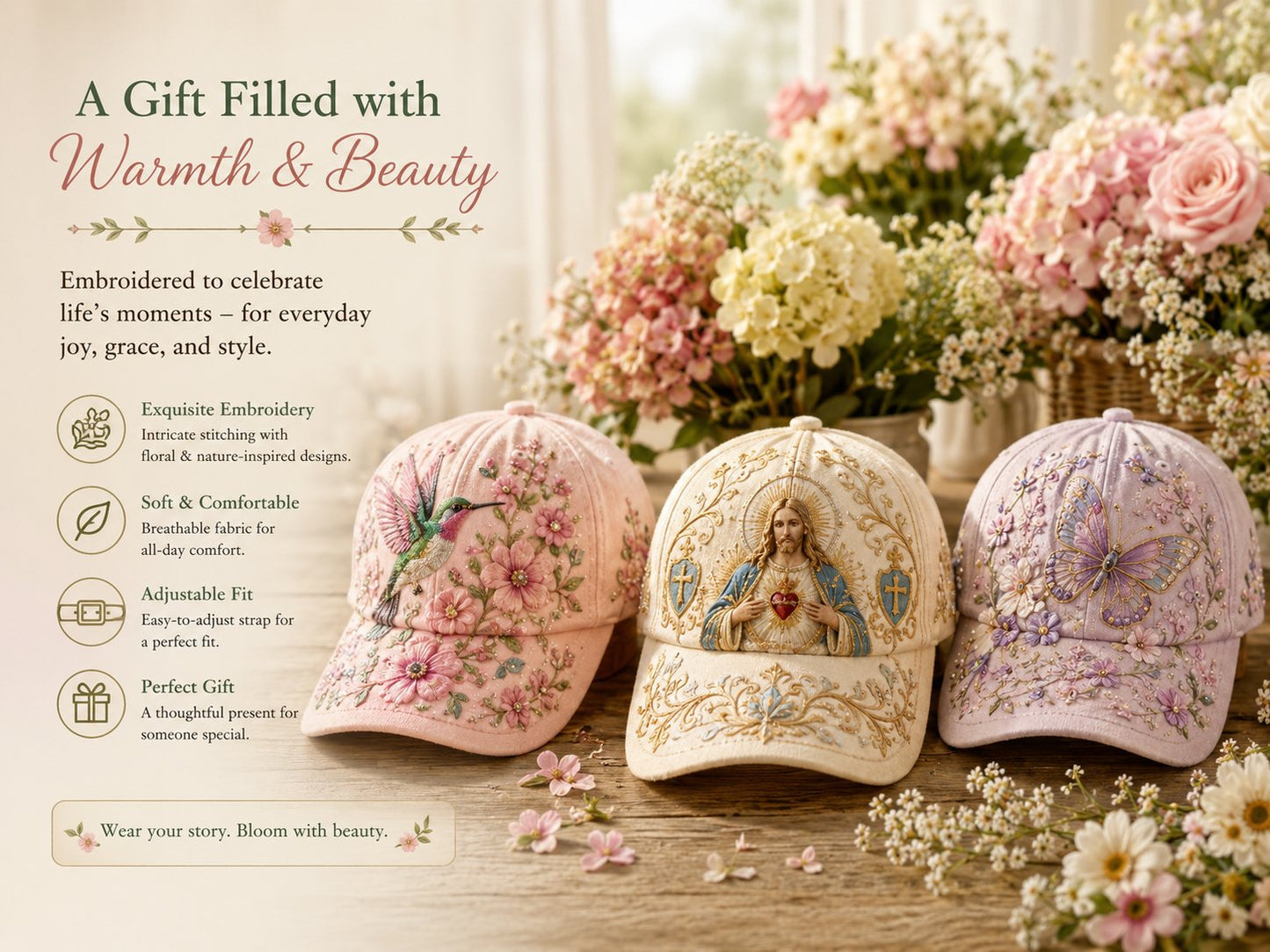 🔥Hot Sale Promotion 49% OFF🌸🌿Garden Morning Cap  (✨2026 Limited Edition)