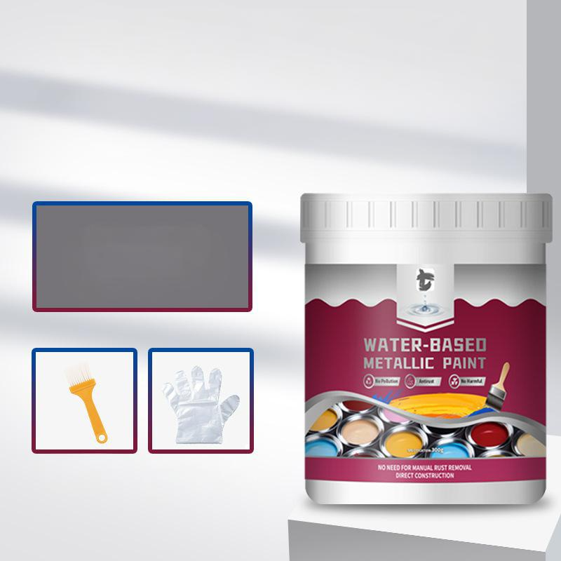⏳Time-Limited Special⏰Rust Converter Metallic Paint – One coat stops rust, no sanding, no fumes.  🔨🛡️