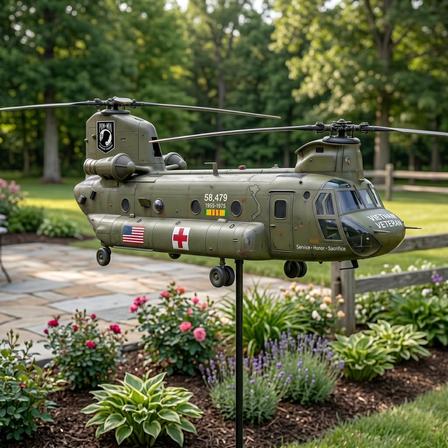 🏆Last Day Promo: 49% OFF 🎖️-Vietnam Veteran UH-1 Helicopter Wind Spinner- ✈️Buy 3 Free Shipping Today!