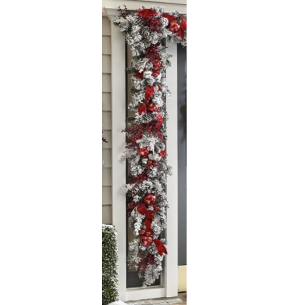 1.5m red flocking rattan*2(2PCS)