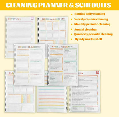 📒 A4 Daily Planner Notebook | Schedule & Focus Checklist