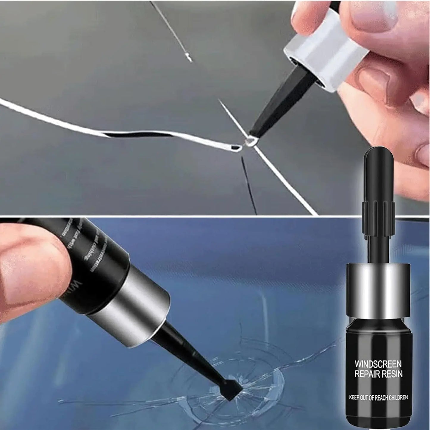 🚗 Windshield Crack Repair Kit | Nano Glass Repair Liquid