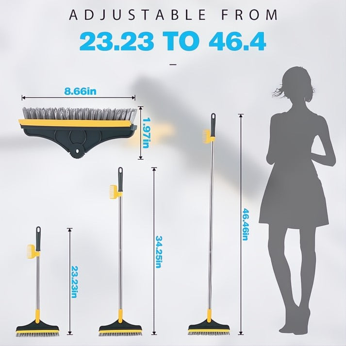 2-in-1 Floor Brush – Deep Cleaning for Corners & Joints