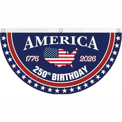 🗽USA 100% Veteran Owned / Handcrafted in USA-250th Anniversary Banners