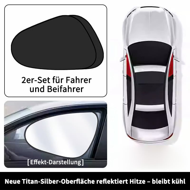 🚗Elektrostatische Sonnenschutzfolie für Autoseitenfenster – Sichtschutz, Hitzeschutz und Sonnenblende