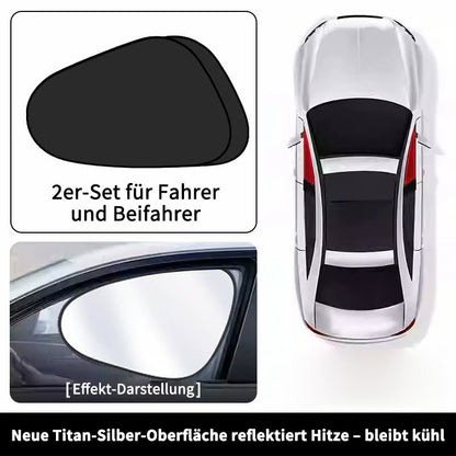 🚗Elektrostatische Sonnenschutzfolie für Autoseitenfenster – Sichtschutz, Hitzeschutz und Sonnenblende
