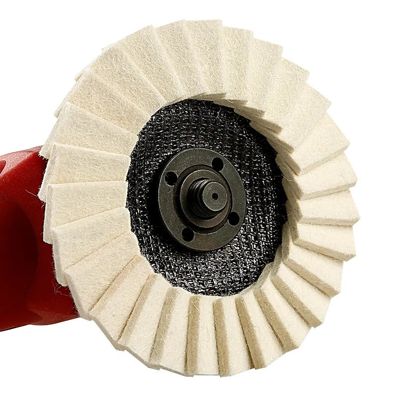 🛠️ 3PCS Polishing Wheels | 5-Inch Wool Grinder Buffing Set