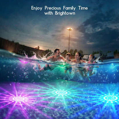 💥Limited Time 49% OFF🌈 Solar Floating Pool Lights | RGB Remote Control