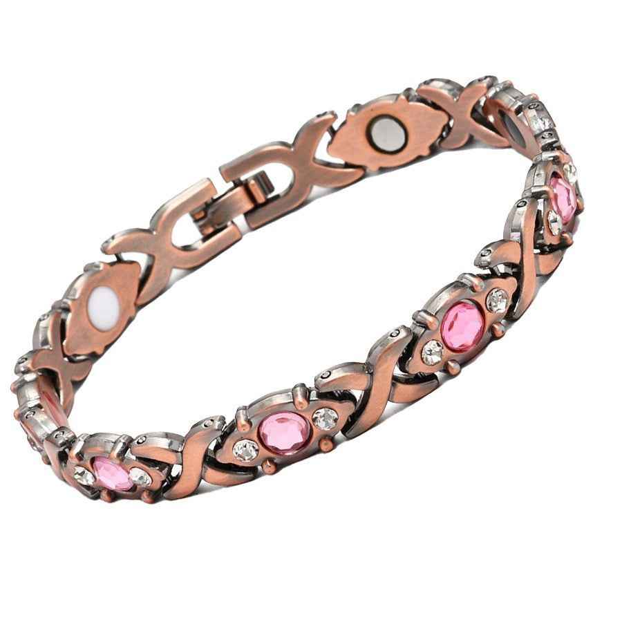 💎 Energy Magnetic Bracelet | Adjustable Diamond Ladies Bracelet