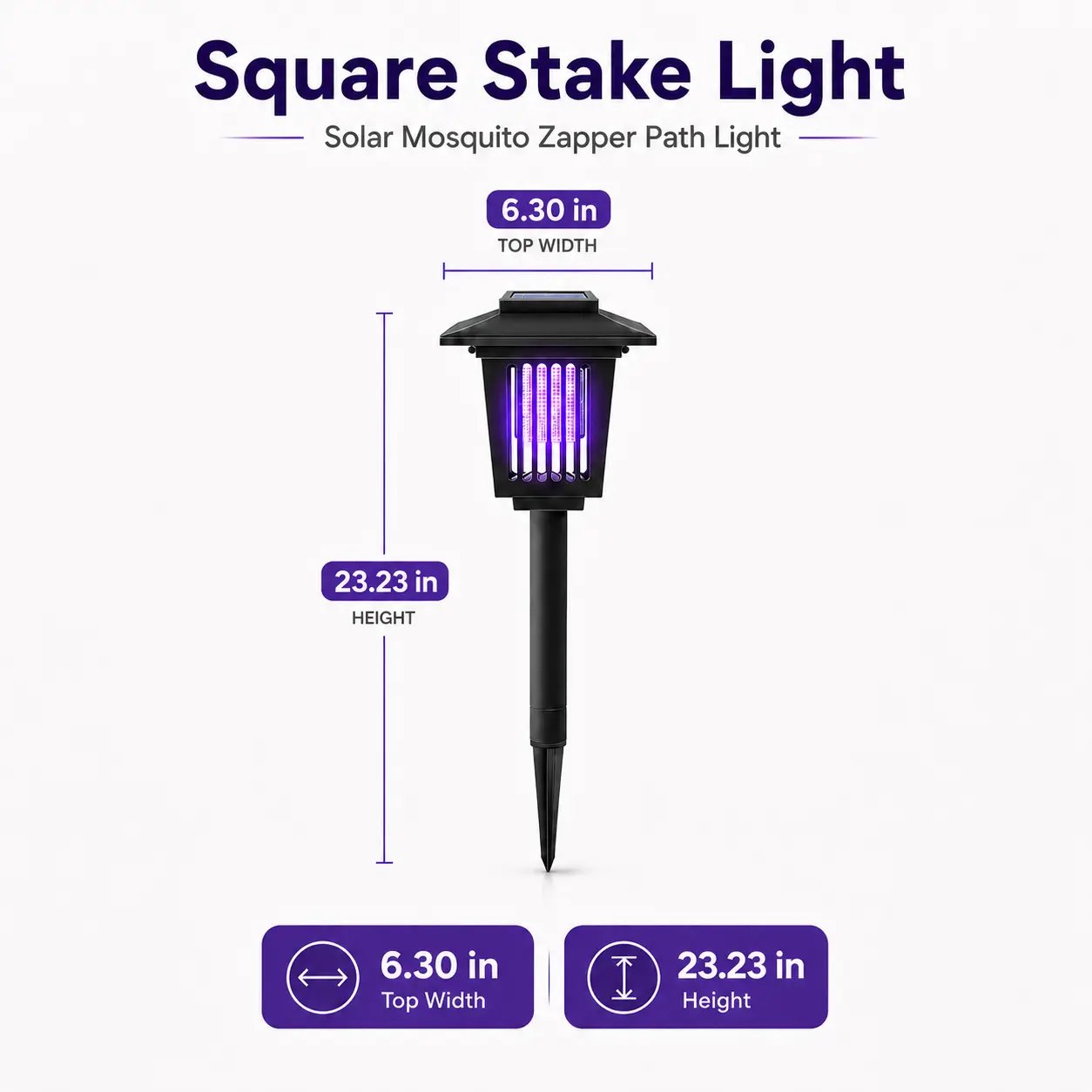 🔥Last Day 50% OFF ✨Solar Mosquito Zapper Light