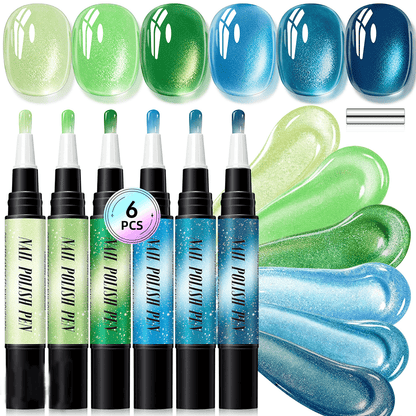 💅 Create Salon-Inspired Nails At Home ✨ 6PCS Gel Nail Art Pen Set
