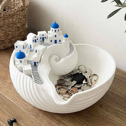 🌊 Bring Santorini Home – 49% OFF Catchall Bowl