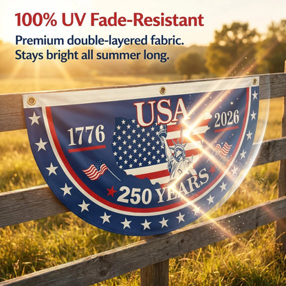 🗽USA 100% Veteran Owned / Handcrafted in USA-250th Anniversary Banners