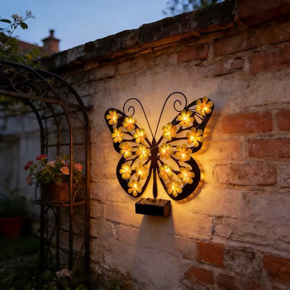 🔥🦋 Solar Butterfly Wall Art – A Beautiful Glow for Your Outdoor Space