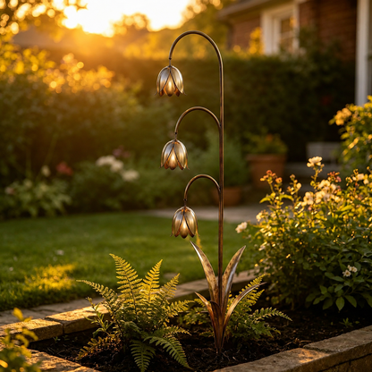 ⚜️Enchanting Lily of the Valley Garden Stakes🔔 – Add Charm & Gentle Melody to Your Outdoor Space