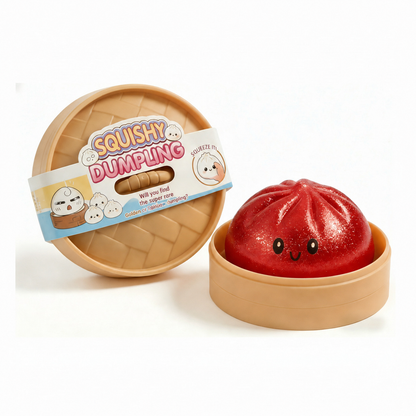 Kawaii Cute Rainbow Dumpling Squishy Stress Toy – Soft Slow-Rising Stress Relief Toy