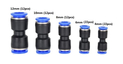 🔥1/4 Inch Pneumatic Push-to-Connect Air Hose Fittings Kit